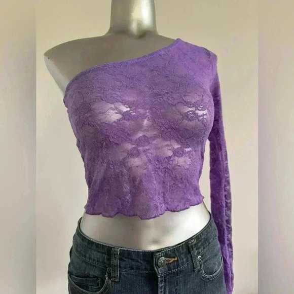 🆕Stradivarius Semi Sheer Crop Top - Picture 3 of 11